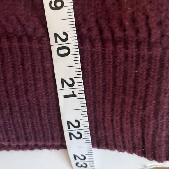 Katies Vintage Women's Large Lambswool Angora Red Babydoll Sweater Coquette - Picture 7 of 7